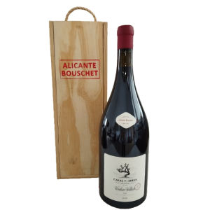 Casal das Aires Alicante Bouschet Magnum em caixa de madeira