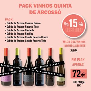 Pack Vinhos Quinta de Arcossó